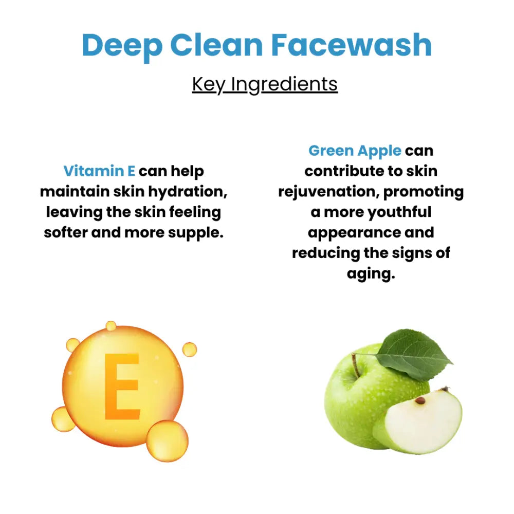Deep Clean Face Wash - Rosa Herbalcare