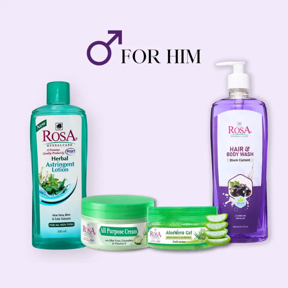 Mens Skin Care Combo - Rosa Herbalcare