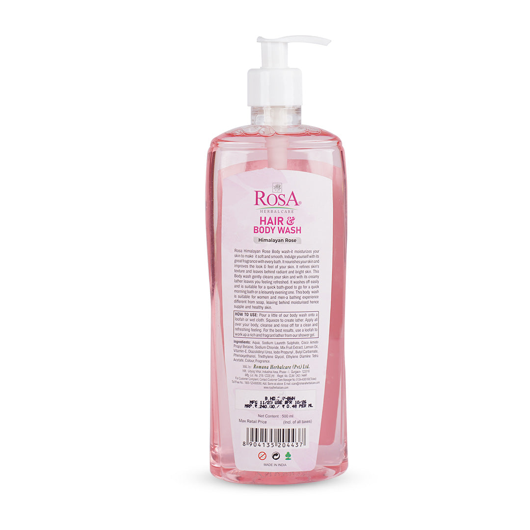 Himalayan Rose Hair and Body Wash 500 ML