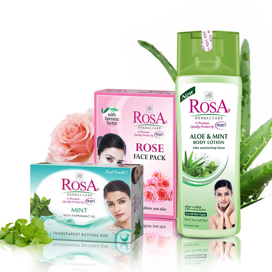 Rosa Body Lotion Soap Pack Combo