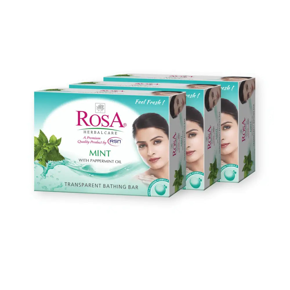 Crystal Clear Cleanser Combo - 4 Pc Herbals Mint Soap (Pack