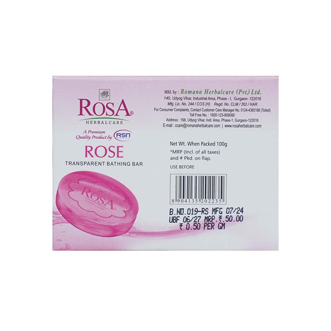 Herbal Rose Soap - Pack of 4