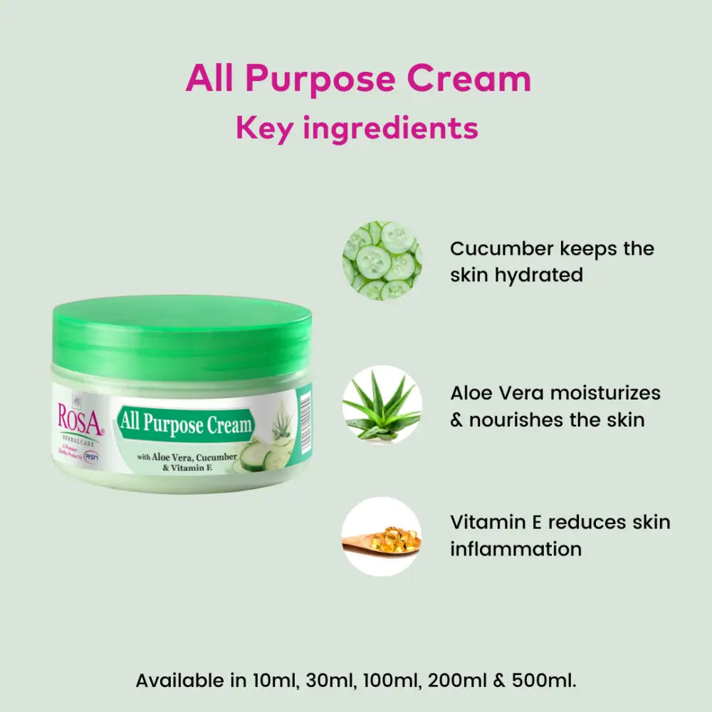 All Purpose Cream - Rosa Herbalcare