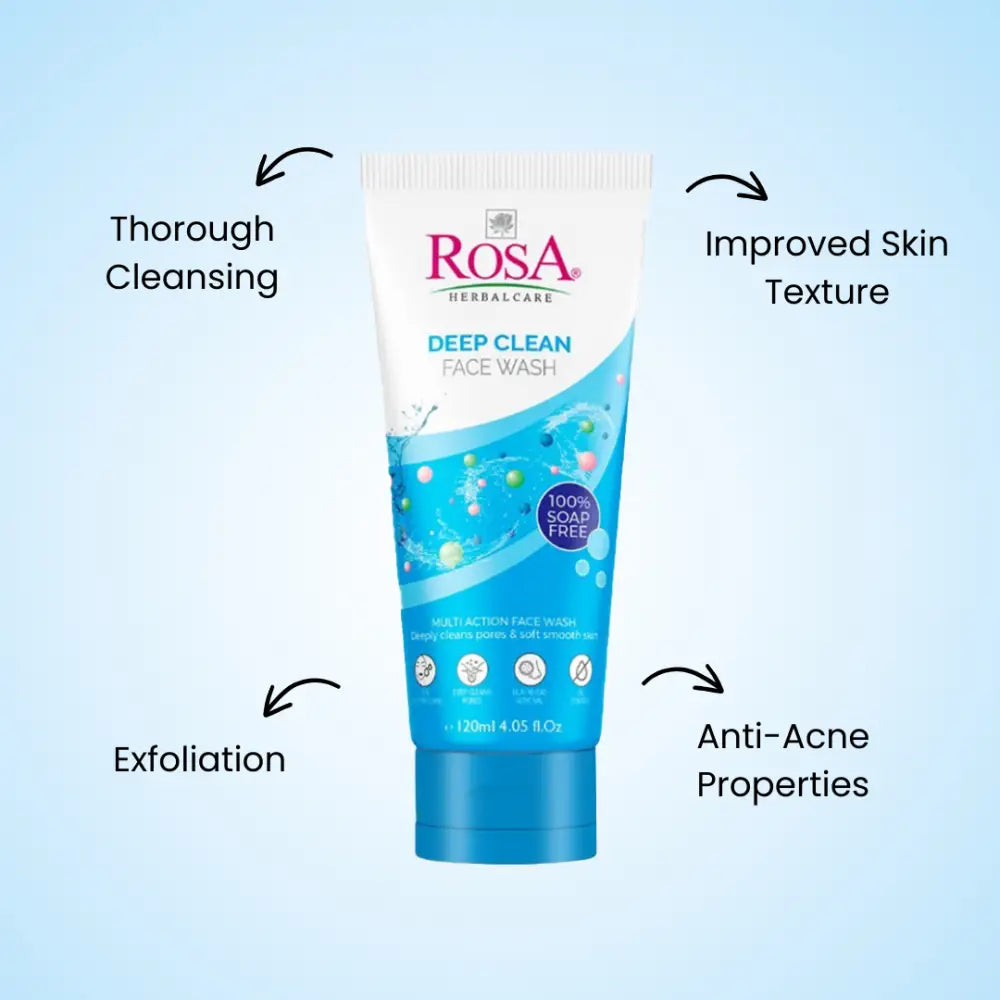 Deep Clean Face Wash - Rosa Herbalcare