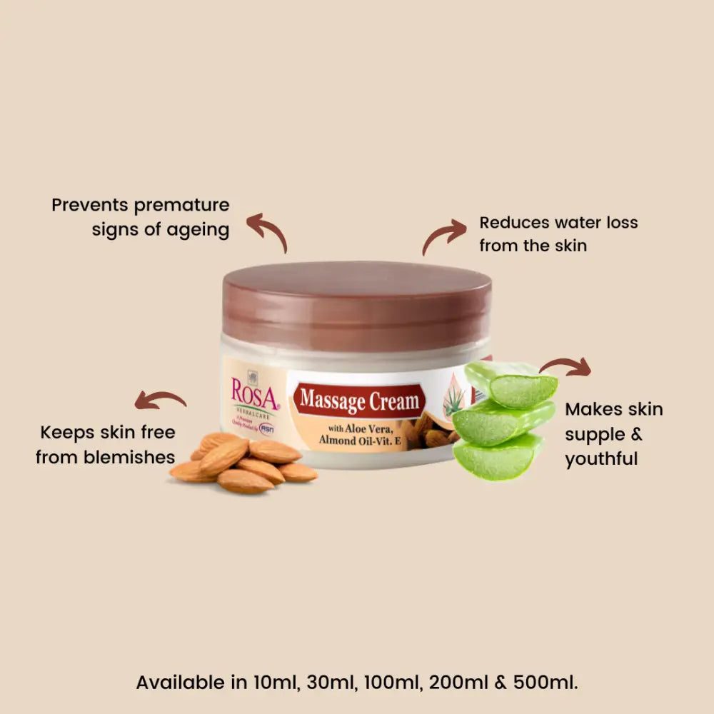 Face Massage Cream - Rosa Herbalcare