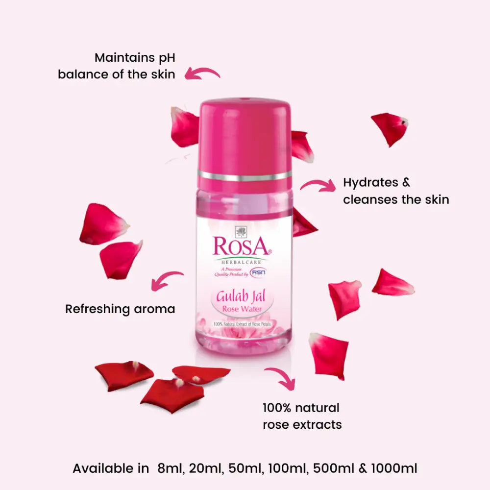 Gulab Jal - Rose Water - Rosa Herbalcare