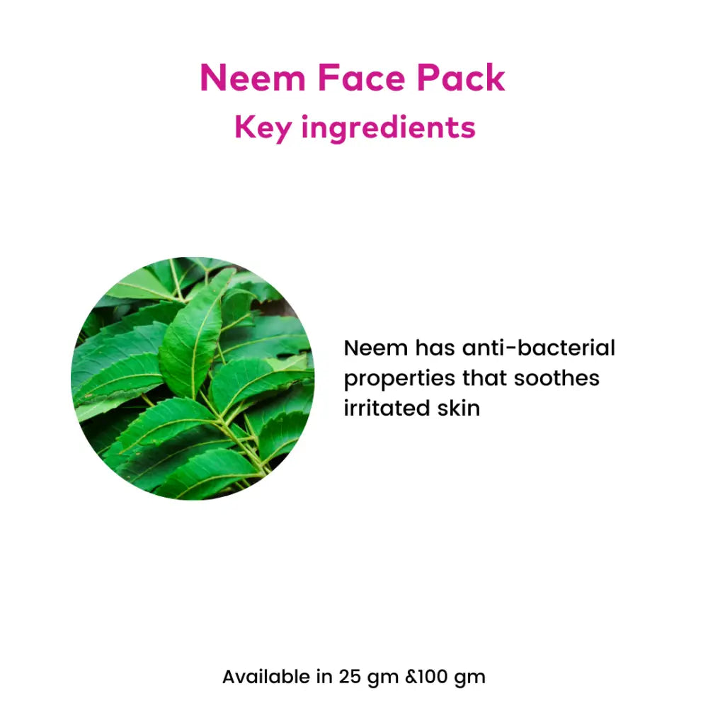 Neem Face Pack - Rosa Herbalcare