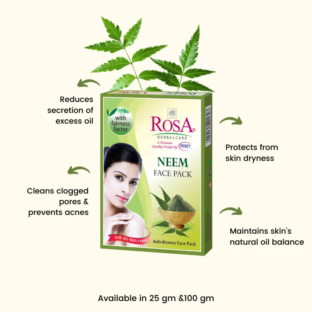 Neem Face Pack - Rosa Herbalcare