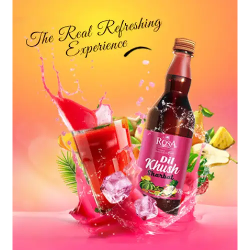 Dil Khush Sharbat-Rosa Herbalcare