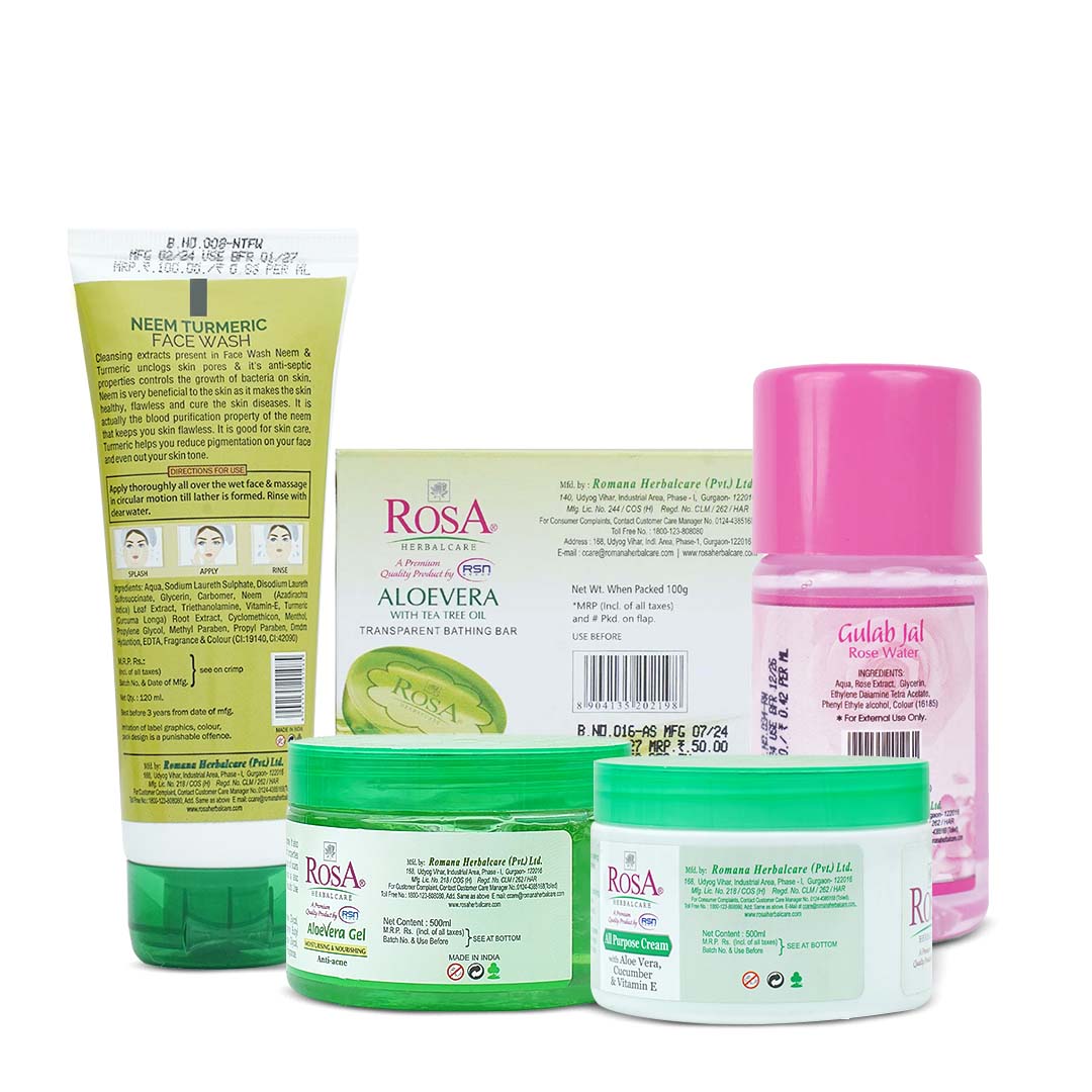 Aloe vera products - Rosa Herbalcare