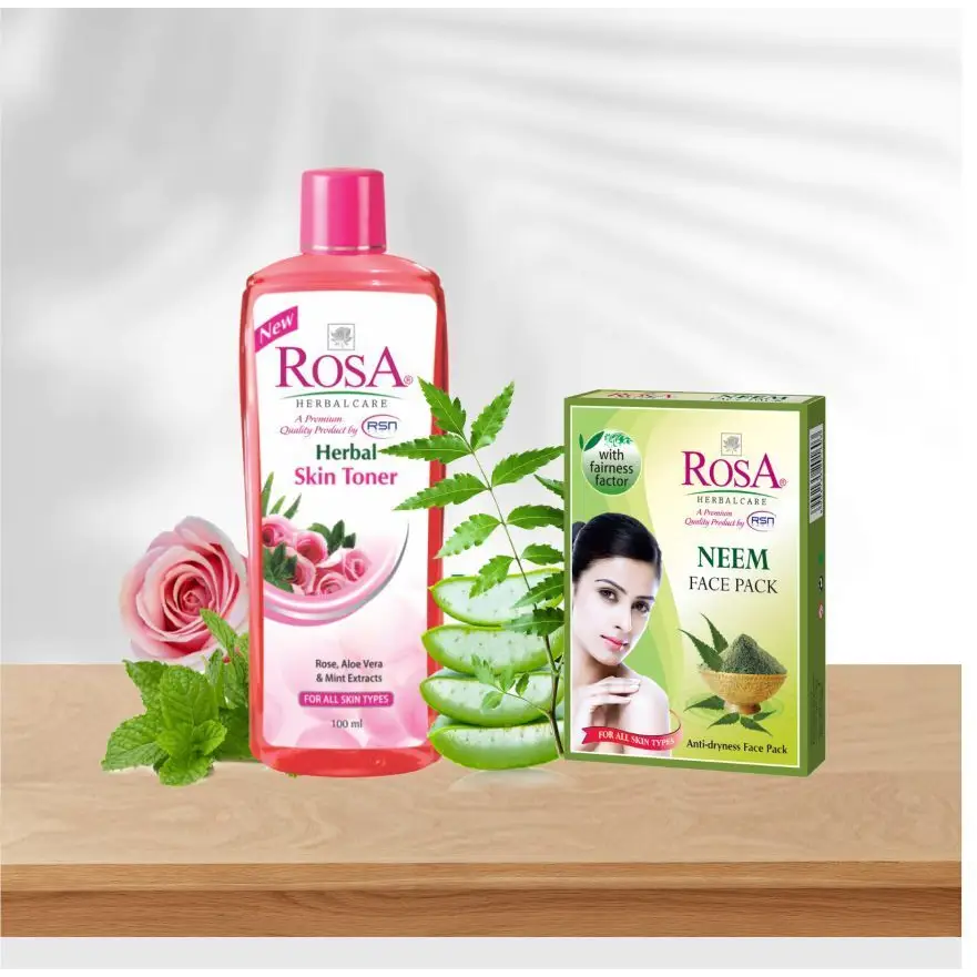 Skin Toner and Sandal Face pack-Rosa Herbalcare