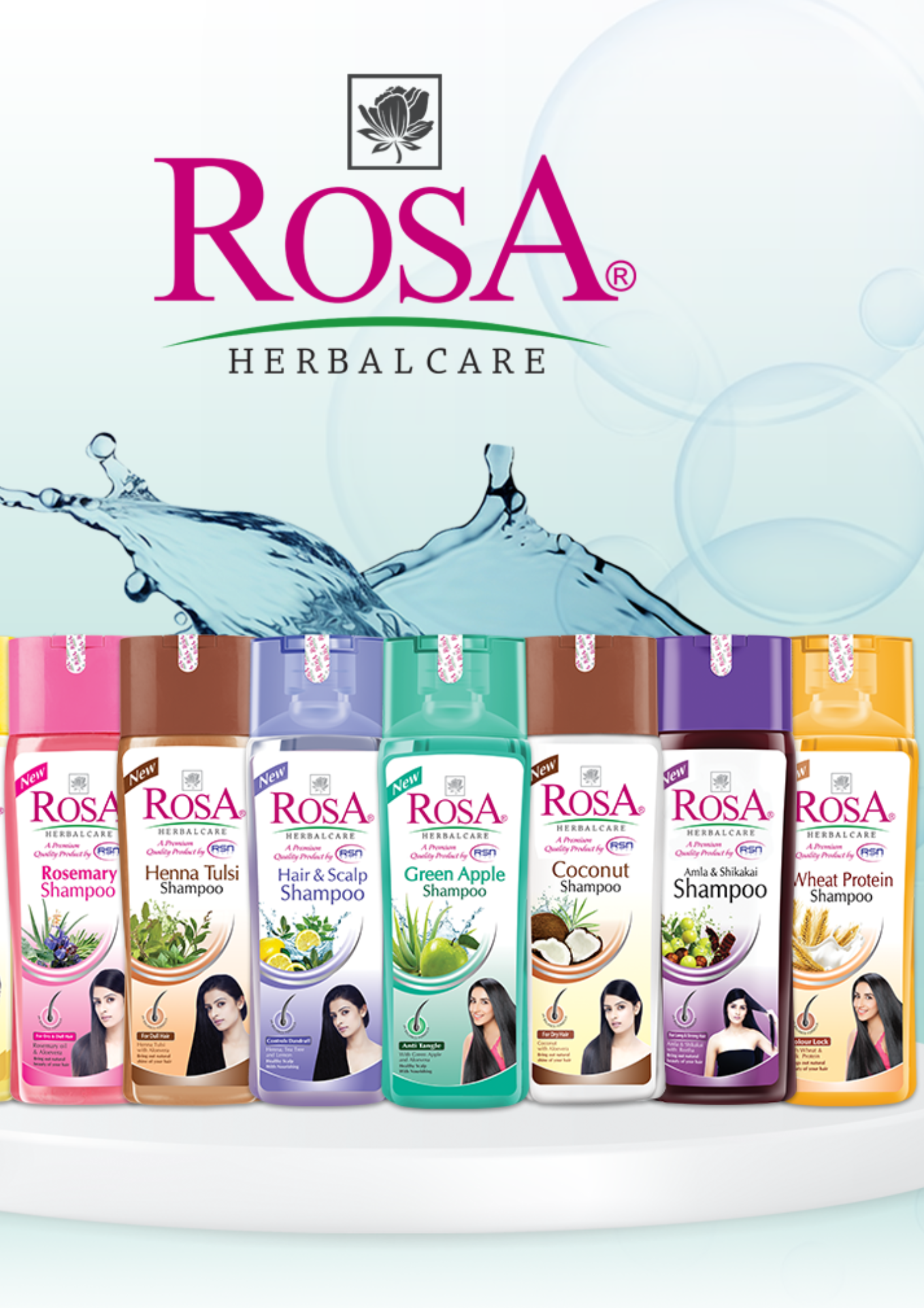 Rosa Herbalcare hair shampoo