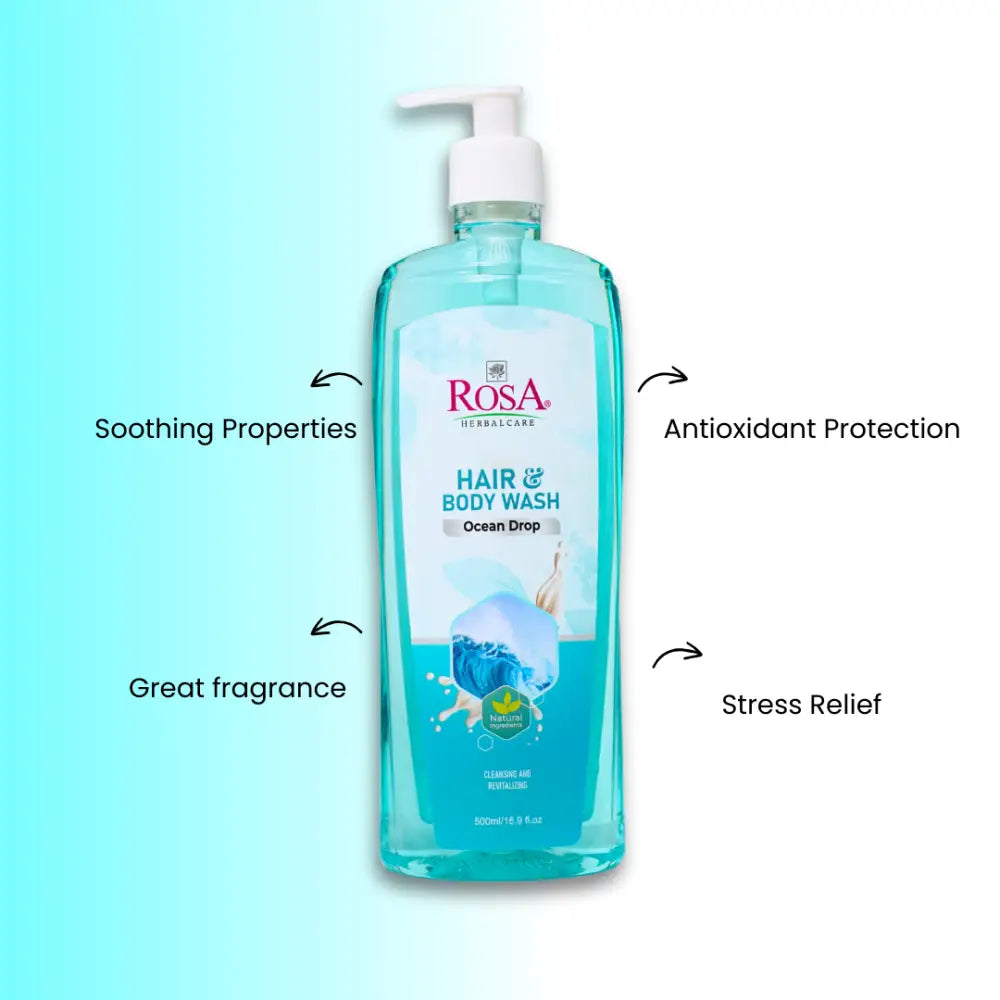 Ocean Drop Hair and Body Wash | Pack of 500 ML - Variant