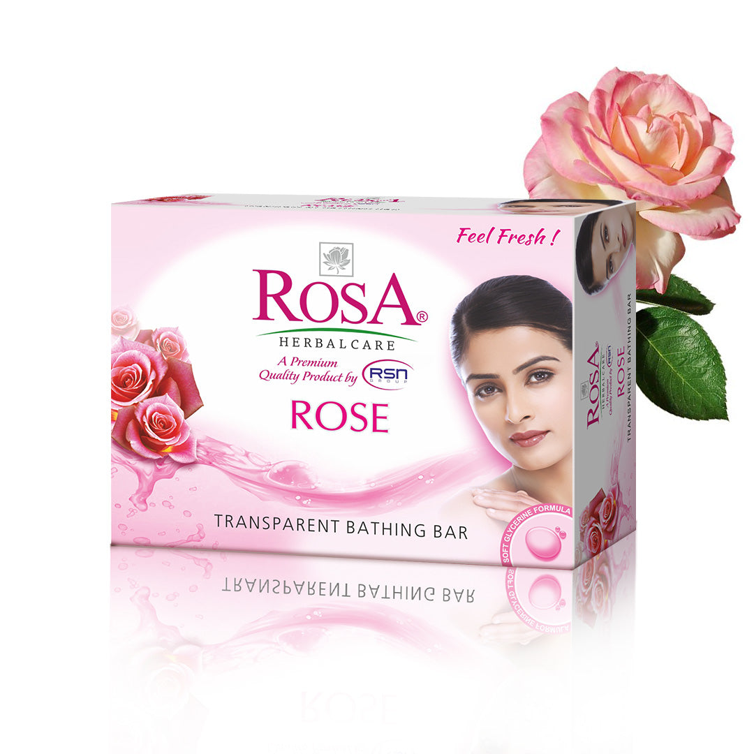 Herbal Rose Soap - Pack of 4
