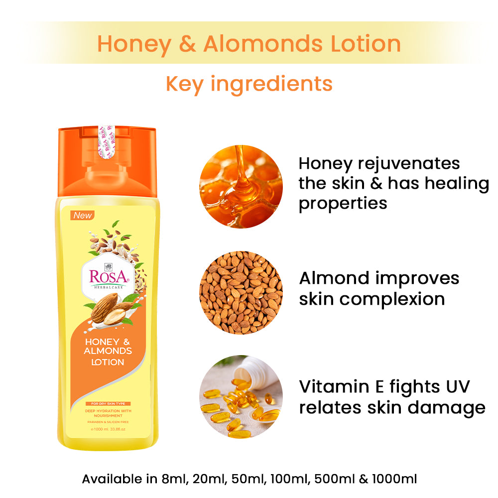 Honey & Almonds body care lotion