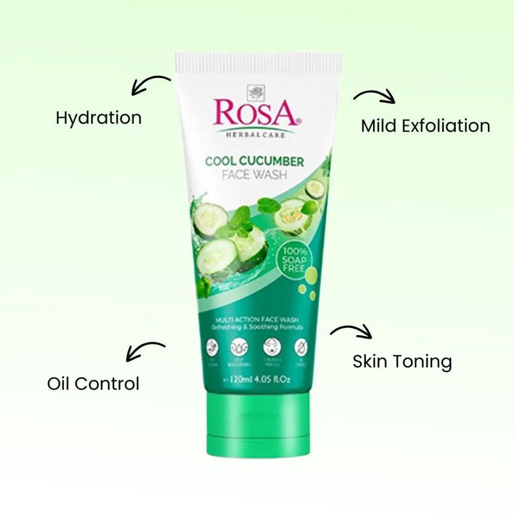 Cucumber Face Wash - Rosa Herbalcare