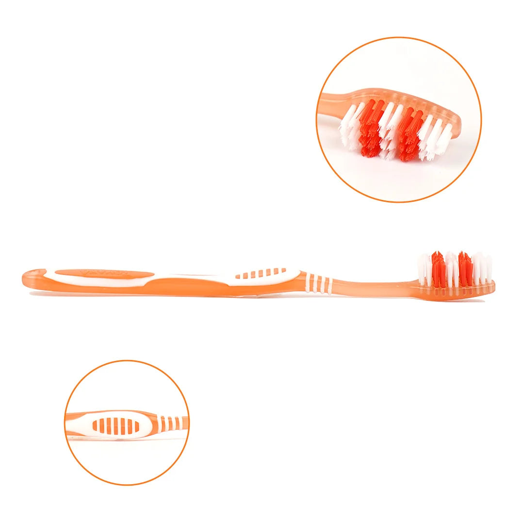 Zigzag and Grip Soft Bristles Toothbrush