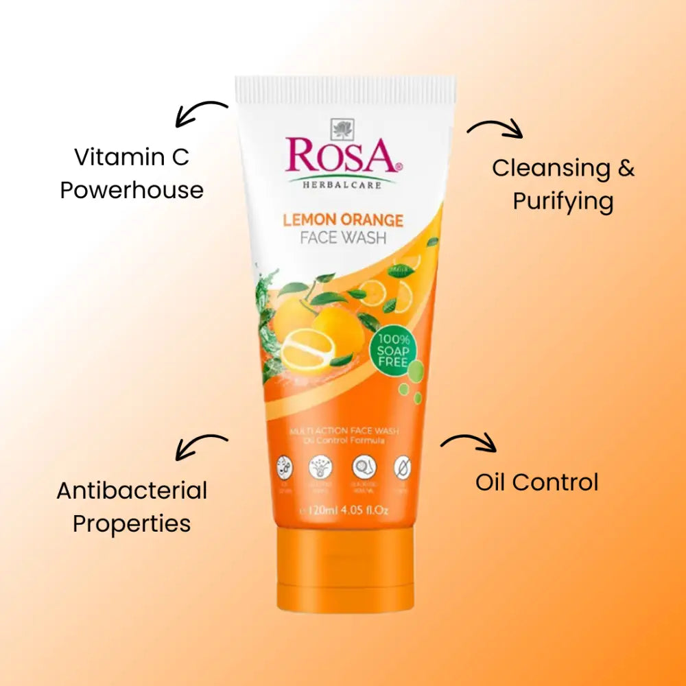 Lemon orange face wash - Rosa Herbalcare