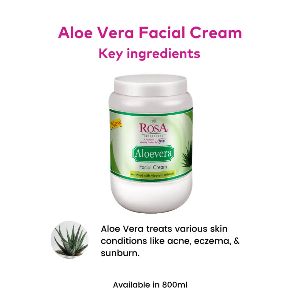 Aloevera Facial Cream - Rosa Herbalcare