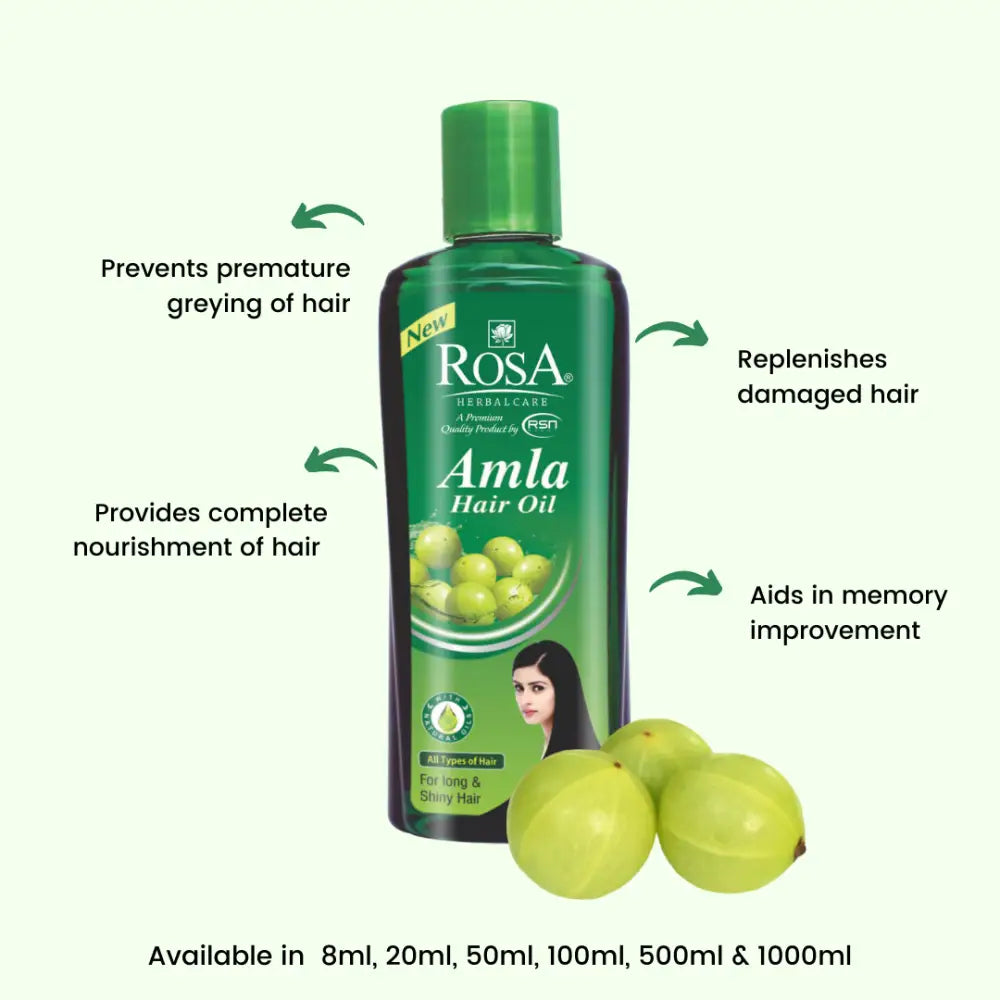 Amla Hair Oil - Rosa Herbalcare 