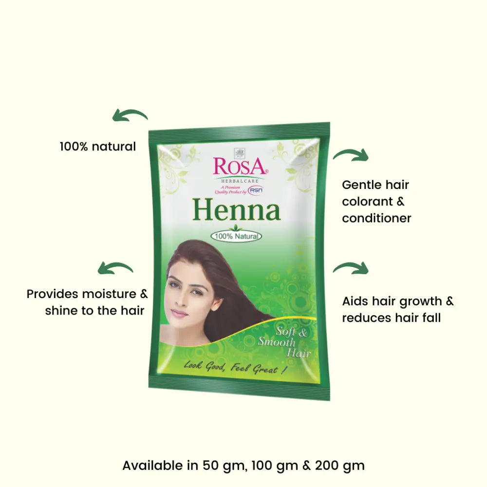 Henna Powder - Rosa Herbalcare 
