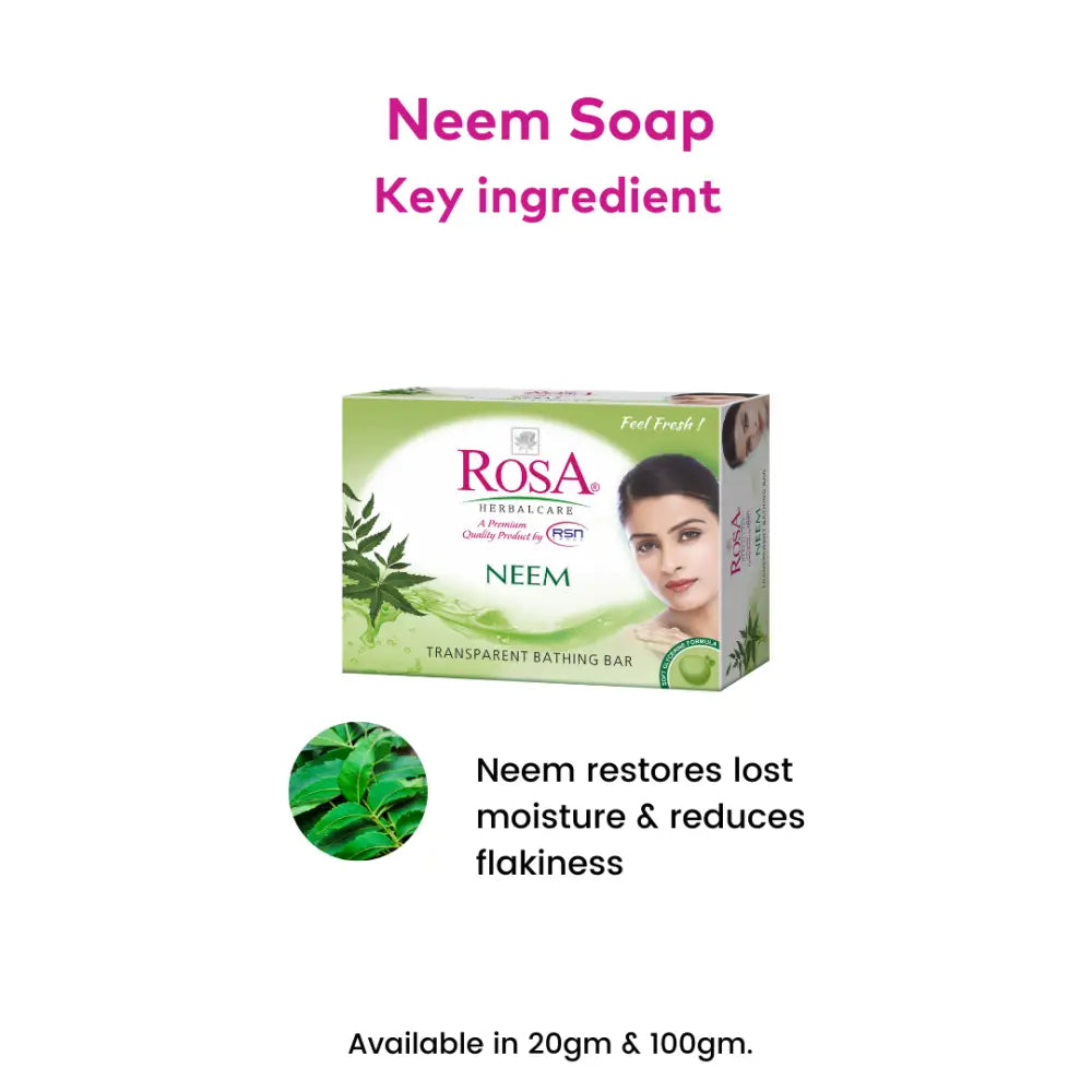 Herbal Neem Soap - Rosa Herbalcare