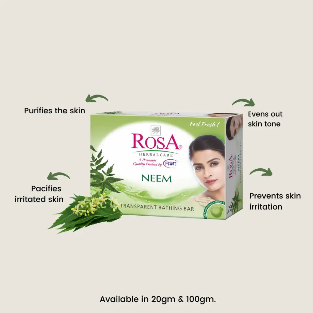 Herbal Neem Soap - Rosa Herbalcare
