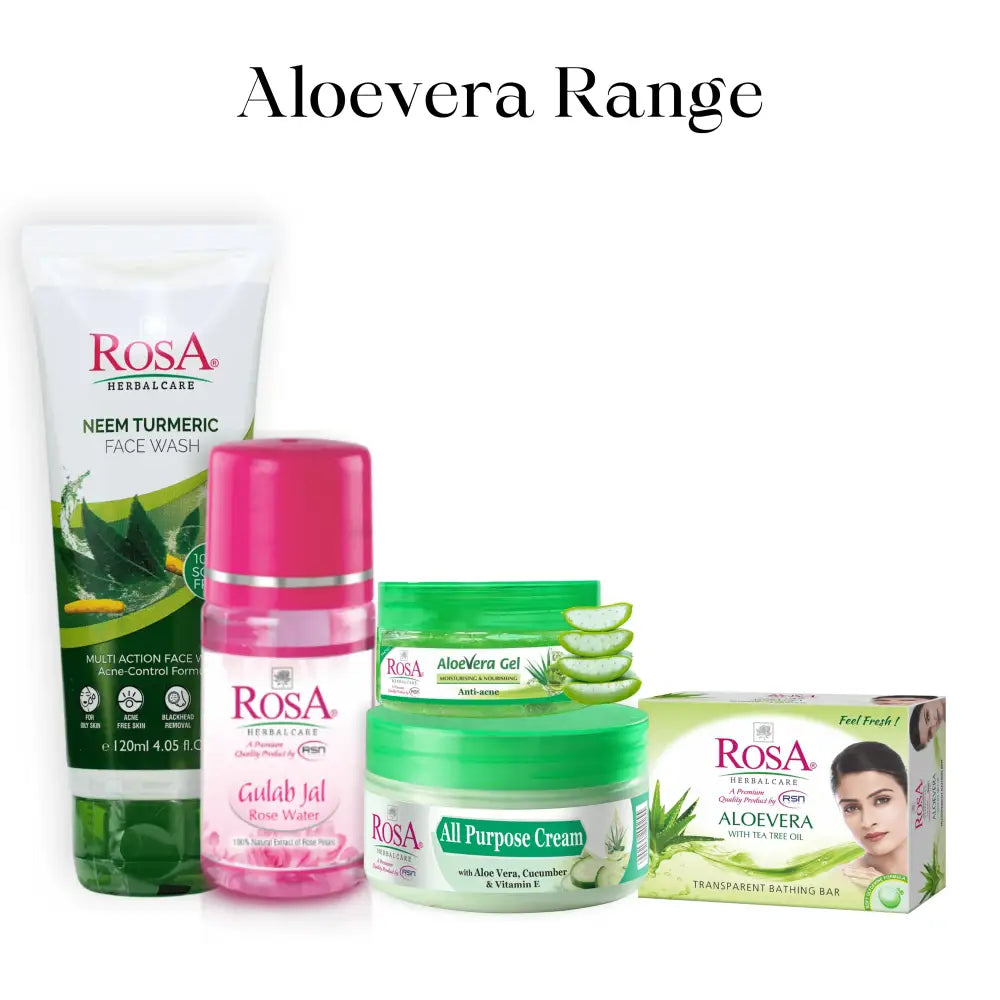 Aloevera skin care range - Rosa herbalcare