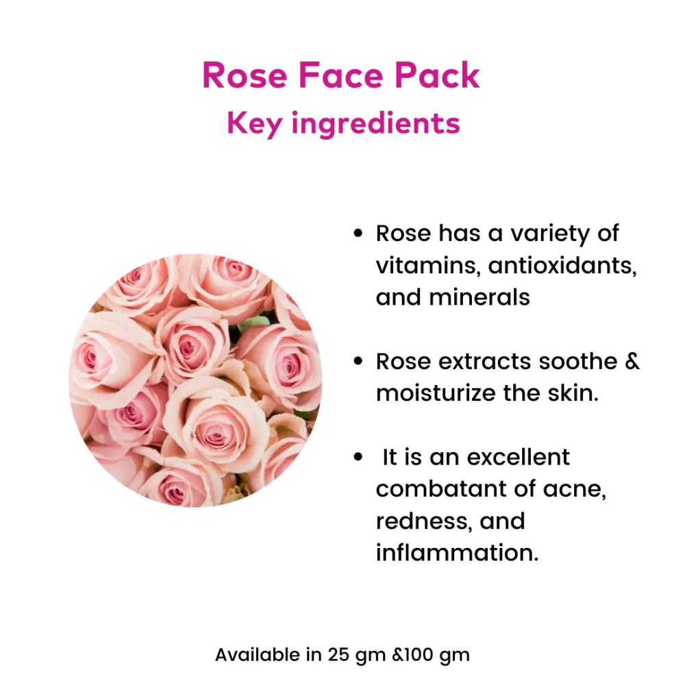 Rose Face Pack - Rosa Herbalcare