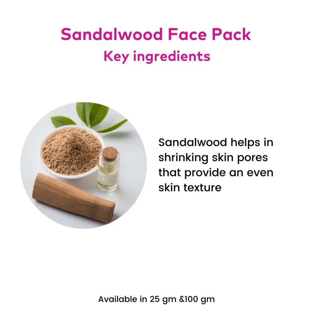 Sandal Face Pack - Rosa Herbalcare