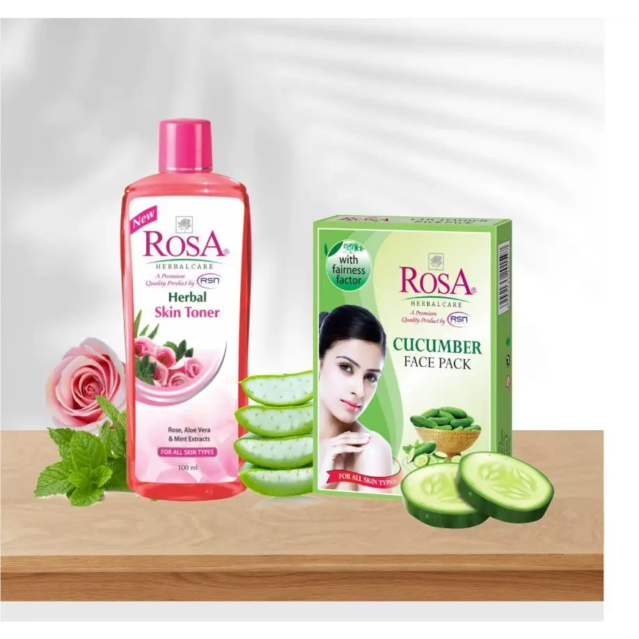 Skin Toner and Sandal Face pack-Rosa Herbalcare